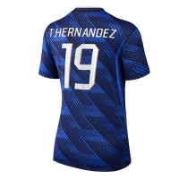 Camiseta Francia Theo Hernandez #19 Primera Equipación Replica Mundial 2026 para mujer mangas cortas